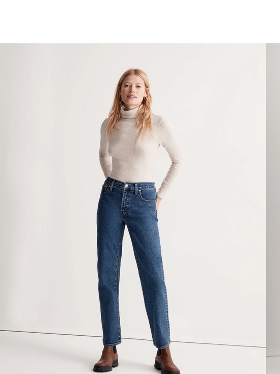 Madewell Denim - Madewell The Perfect Vintage Straight Jean in Bright Indigo Instacozy Edition 27